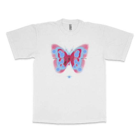 Butterfly Tee in White
